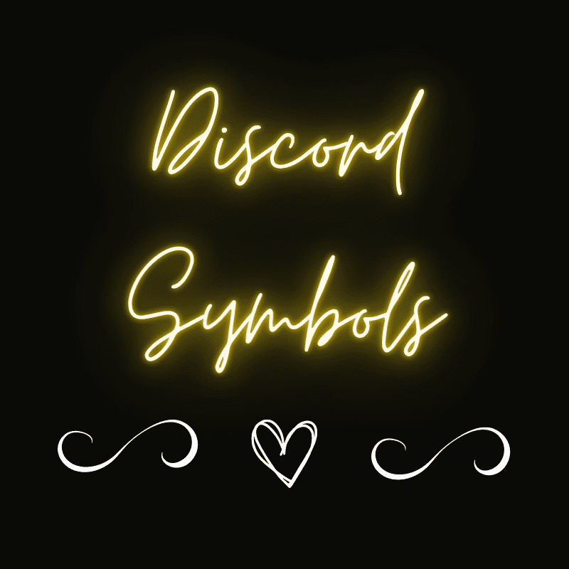Discord Symbols